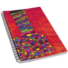 Colorful Leg Warmers 5 5  X 8 5  Notebook by snowwhitegirl