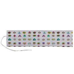 All The Aliens Teeny Roll Up Canvas Pencil Holder (l) by ArtByAng