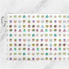 All The Aliens Teeny Canvas Cosmetic Bag (xxxl) by ArtByAng