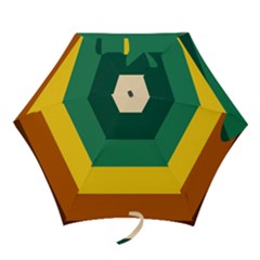 Retro 80s Mini Folding Umbrellas by tmsartbazaar