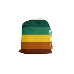 Retro 80s Drawstring Pouch (small) by tmsartbazaar