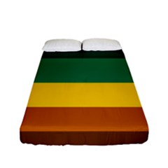 Retro 80s Fitted Sheet (full/ Double Size) by tmsartbazaar