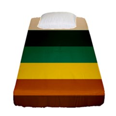 Retro 80s Fitted Sheet (single Size) by tmsartbazaar