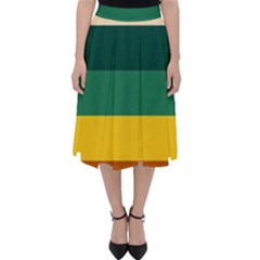 Retro 80s Classic Midi Skirt by tmsartbazaar