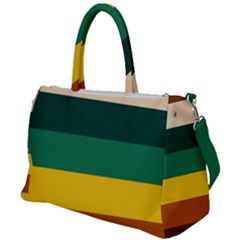 Retro 80s Duffel Travel Bag by tmsartbazaar
