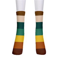 Retro 80s Men s Crew Socks by tmsartbazaar