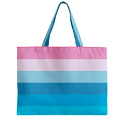 Sea And Sunset Zipper Mini Tote Bag by tmsartbazaar