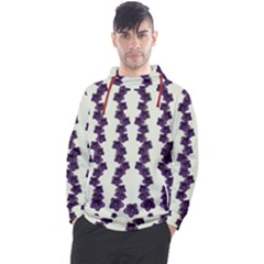 Blue Flowers Of Peace Small Of Love Men s Pullover Hoodie by pepitasart