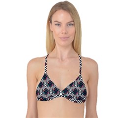 Boho Geometric Reversible Tri Bikini Top by tmsartbazaar