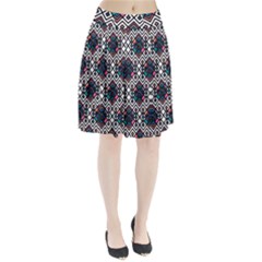 Boho Geometric Pleated Skirt by tmsartbazaar
