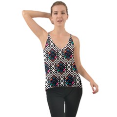 Boho Geometric Chiffon Cami by tmsartbazaar
