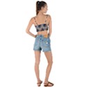 Boho Geometric Woven Tie Front Bralet View2