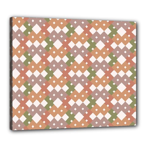 Squares And Diamonds Canvas 24  X 20  (stretched) by tmsartbazaar