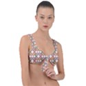 Squares And Diamonds Front Tie Bikini Top View1