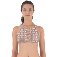Squares And Diamonds Perfectly Cut Out Bikini Top by tmsartbazaar