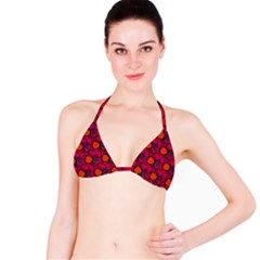 Abstract Camo Bikini Top by tmsartbazaar