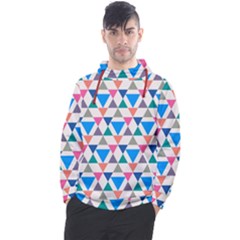 Multicolor Triangle Men s Pullover Hoodie by tmsartbazaar