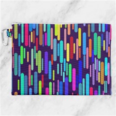 Abstract Line Canvas Cosmetic Bag (xxl) by HermanTelo