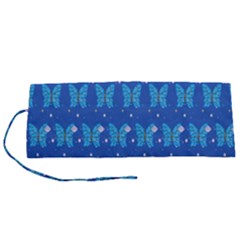 Glitter Butterfly Roll Up Canvas Pencil Holder (s) by Sparkle