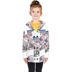 Choose To Be Tough & Chill Kids  Double Breasted Button Coat by Bigfootshirtshop