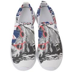Choose To Be Tough & Chill Men s Slip On Sneakers by Bigfootshirtshop