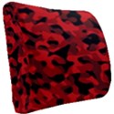 Red and Black Camouflage Pattern Seat Cushion View2