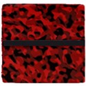 Red and Black Camouflage Pattern Seat Cushion View4
