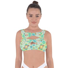 Bright Mosaic Bandaged Up Bikini Top by ibelieveimages