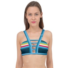 Sea Water Cage Up Bikini Top by tmsartbazaar