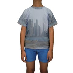 P1020022 Kids  Short Sleeve Swimwear by 45678