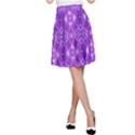 Geometric Galaxy Pattern Print A-Line Skirt View1