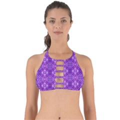 Geometric Galaxy Pattern Print Perfectly Cut Out Bikini Top by dflcprintsclothing
