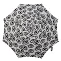 Black and White Cartoon Eyeballs Hook Handle Umbrellas (Small) View1