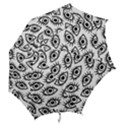 Black and White Cartoon Eyeballs Hook Handle Umbrellas (Small) View2