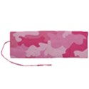 Camo Pink Roll Up Canvas Pencil Holder (M) View1