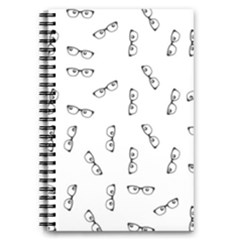 Geek Glasses With Eyes 5 5  X 8 5  Notebook by SpinnyChairDesigns