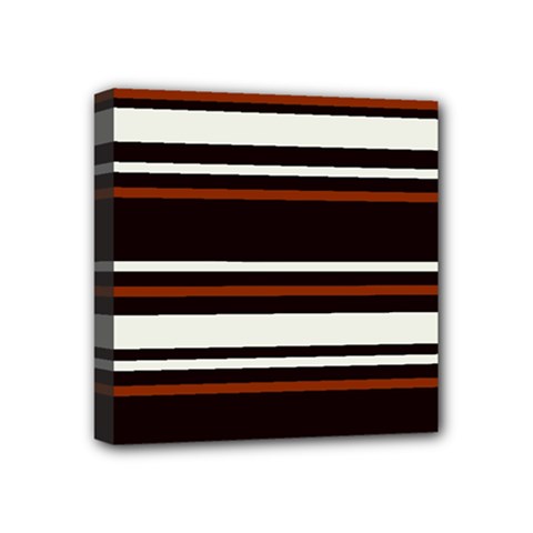 Classic Coffee Brown Mini Canvas 4  X 4  (stretched) by tmsartbazaar