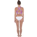 Spring Flowers Garden Cross Back Hipster Bikini Top  View2