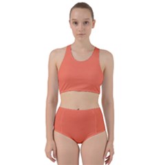 Appreciating Apricot Racer Back Bikini Set by Janetaudreywilson