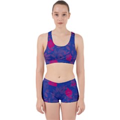 Bi Floral-pattern-background-1308 Work It Out Gym Set by VernenInk