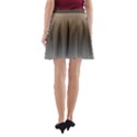 Brown and Grey Gradient Ombre Color A-Line Pocket Skirt View2