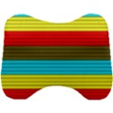 Multicolor With Black Lines Head Support Cushion View1