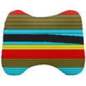 Multicolor With Black Lines Head Support Cushion View2