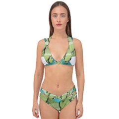 Illustrations Drink Double Strap Halter Bikini Set by HermanTelo