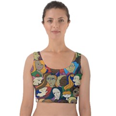 Sisters2020 Velvet Crop Top by Kritter