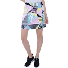 Mosaic Print Tennis Skirt by designsbymallika