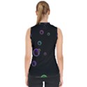 Bubble in dark Mock Neck Shell Top View2