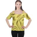 Golden wave  Cutout Shoulder Tee View1