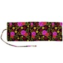 Background Rose Wallpaper Roll Up Canvas Pencil Holder (M) View1