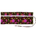Background Rose Wallpaper Roll Up Canvas Pencil Holder (M) View2